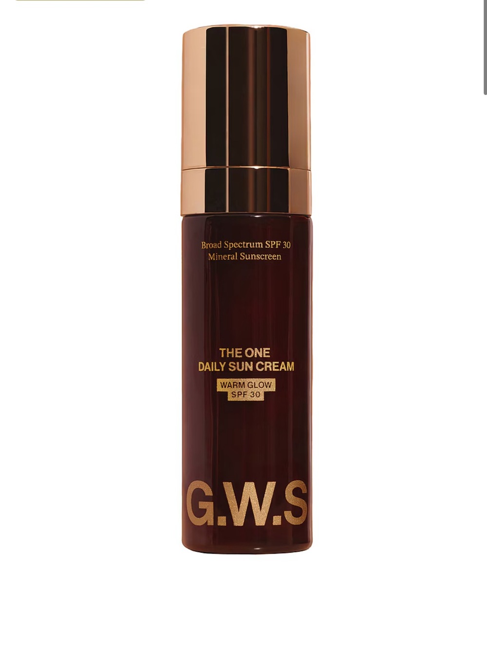 Good Weather Skim The One Daily Sun Cream SPF 30 - Warm Glow (Brown/Gold)